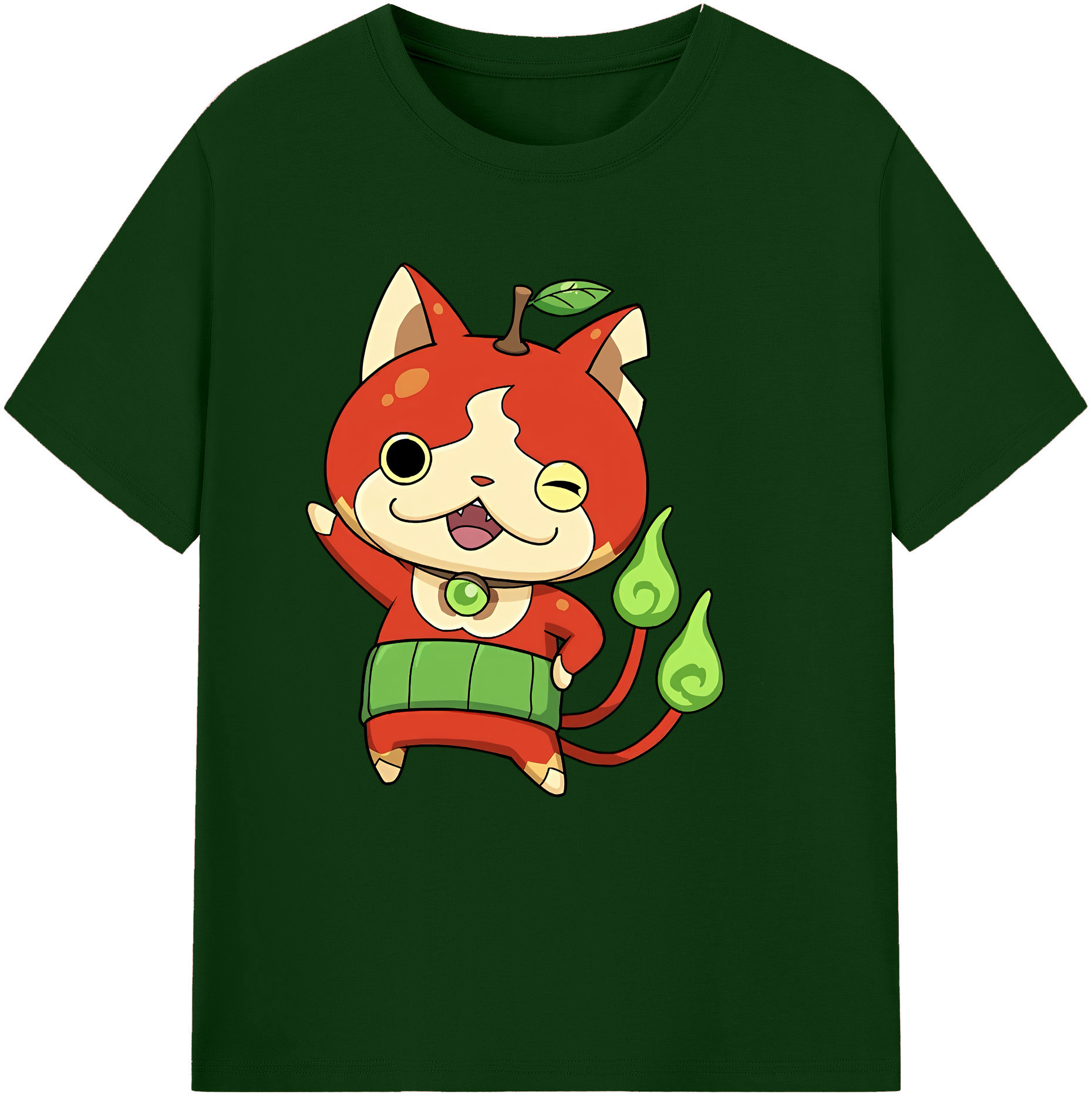 （画像用） 妖怪ウォッチ Yo-kai Watch 綿100％半袖Tシャツ（フロントプリント）